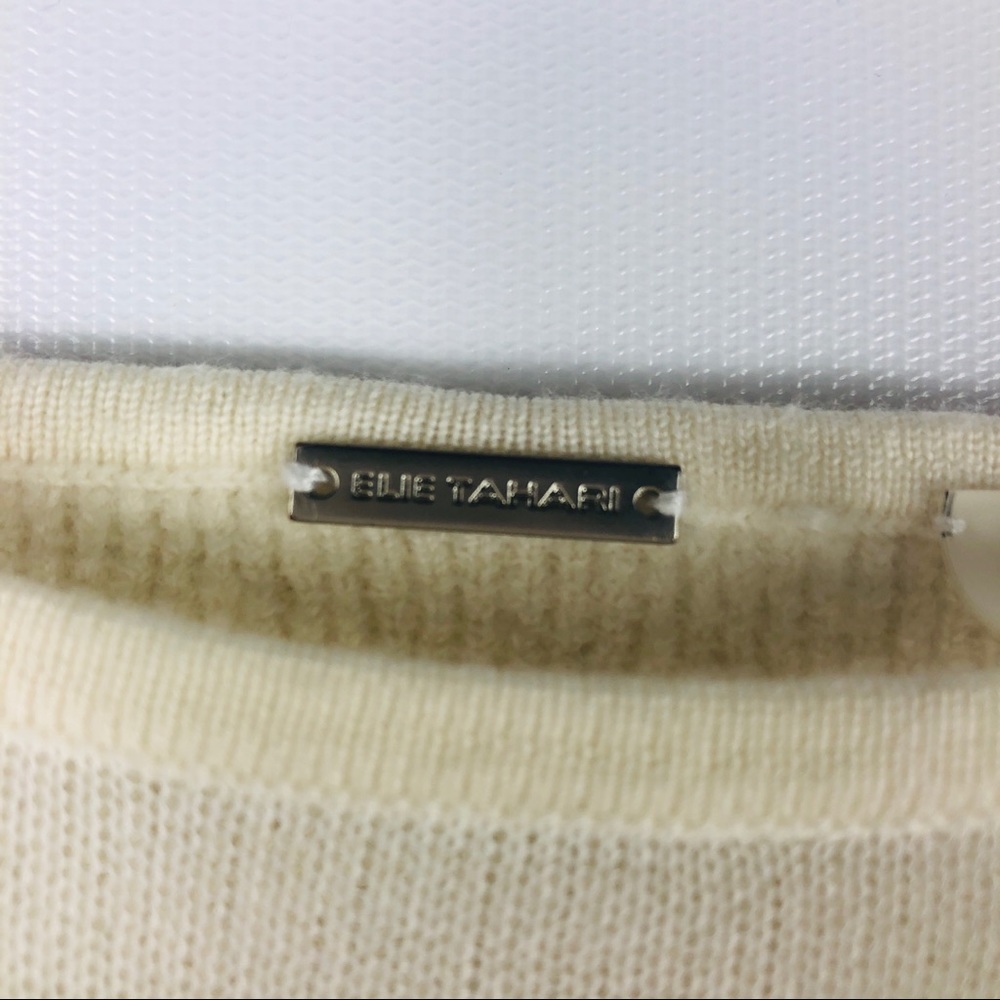ELIE TAHARI |Wool Long Sleeve Womens Small Sweater - Picture 5 of 6